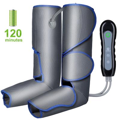 China Rechargeable Battery Leg Compression Thigh Blood Sports Recovery Air Pain Massager Circulator For Knee for sale