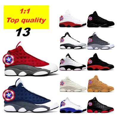 China 2021 Cushioning Shoes Men's Shoes Retro Basketball Sneakers aj13 Thick-soled Men's High Top Sneakers for sale