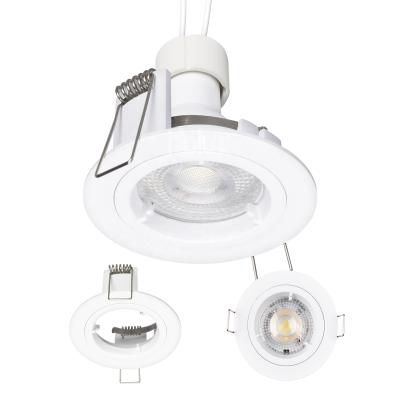 China Traditional easy installation ceiling spot aluminum steel light fitting GU10 MR16 LED spot ceiling light for ceiling for sale