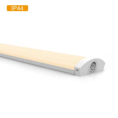 China EUROPEAN in IP44 mositure dust proof series connection running ceiling surface mounted batten linear led light for sale