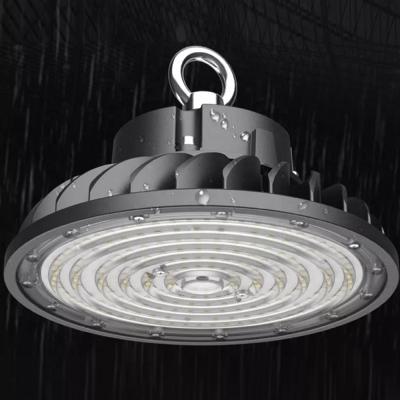 China Sports Stadiums Dome Industrial Pendant Light Fixture Smart Dimmable Sensor SMD Led High Bay Lamp for sale