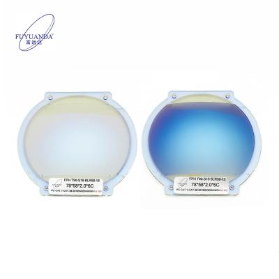 China UV400/UV420 PC Photochromic Glass Lenses Colored Mirror Glass Lenses Quickly Change Color Sweat And Impact Resistance for sale