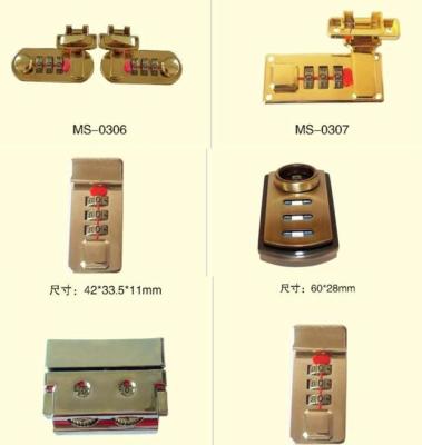 China Automatic Pair Lock Numbers Lock Handbag Briefcase Safe Combination Lock for sale