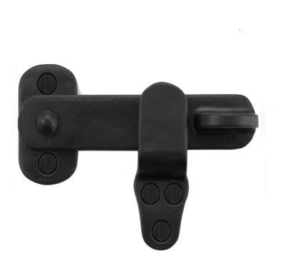 China Solid Black Automatic Flip Latch Doors, Latch Lock Shed Flip Gate Latches Barn Door Latch for sale