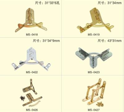 China Automatic Small Decorative Metal Quarter Circle Hinge For Wooden Box Jewelry Box for sale