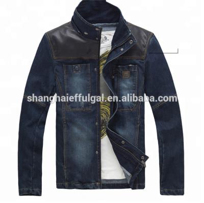 China Quick Supply Breathable Cotton Mens High Quality Leisure Jeans Jackets for sale