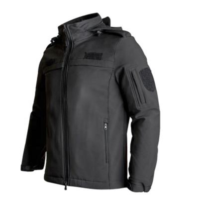 China Normal Fast Wholesale Mens Black Color Bonded Windproof Waterproof Outdoor Work Jacket for sale