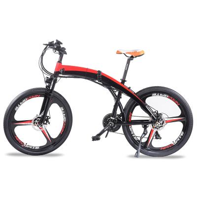 China Electric Bicycle JUMPER 26 Inch Tire 7 Speed ​​350W 36V 7.8AH Lithium Battery LED Display Alloy Disc Brake Aluminum Road Electric Bicycle for sale