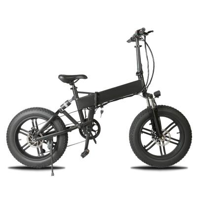 China Fat Ebike 20 Inch Fat Tire 48V 7.8AH Lithium Battery Aluminum Alloy 7 Speed ​​Foldable Portable Electric Adult eBike Bike for sale