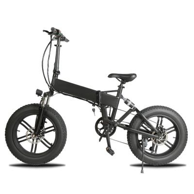 China Fat Ebike 20 Inch Tire 7 Speed ​​350W Rear Hub Motor 36V 10AH Lithium Battery Aluminum Alloy LCD Display Electric Bike 20inch Folding Ebike for sale