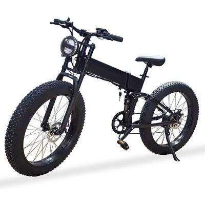 China Fat Ebike 26 Inch Fat Tire 48V 18.8AH Lithium Battery Aluminum Alloy Disc Brake Foldable Ebike Fold Electric Bike 1000W Folding E Bike for sale