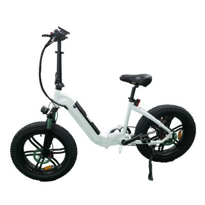 China Aluminum Alloy 20 Inch Fat Tire 750W Motor 7 Speed ​​48V 10AH Lithium Battery Aluminum Alloy Disc Brake Folding Ebike Urban City Electric Bicycle for sale