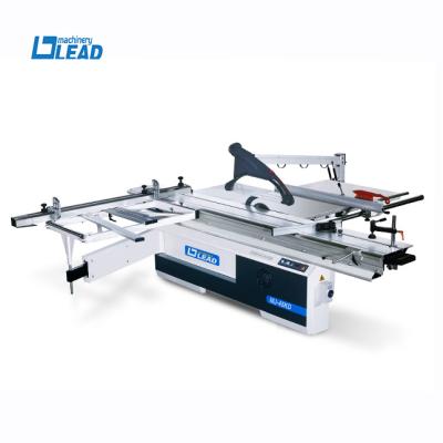 China Horizontal Sliding Mesa Sierra Saw MJ-45KD Escuadradora Woodworking Cutting Sliding Table Board Saw for sale