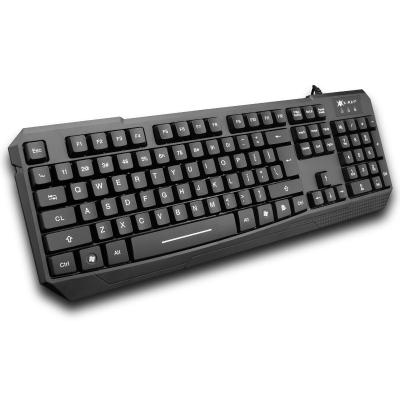 China Ergonomic Spanish Numpad Keyboard Manufacturer Arabic English Membrane Desktop Gaming Usb Wired PC Computer for sale