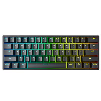 China 60% Wired Type C Gaming Anti-Ghosting DIY Mini Mechanical Keyboard Hotswappable Keyboard for sale