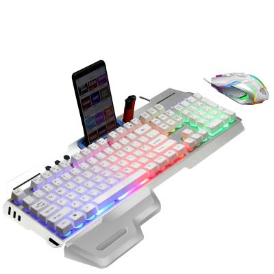 China Numeric Keypad FOR Master GT700 Color Gaming Mechanical Backlit USB Game Wired Keyboard and Mouse Set Keyboard Computers and Mouse for sale