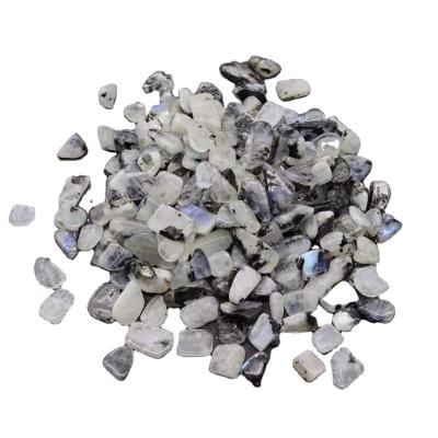 China Semi-precious stone Crystal Moonstone Polished Crystal Rolling natural stone from Europe open aquarium landscape stone for sale