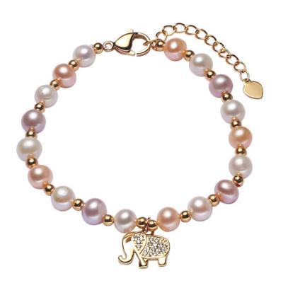 China FASHIONABLE Korean temperament pearl elephant pearl bracelet freshwater bracelet wholesale for sale