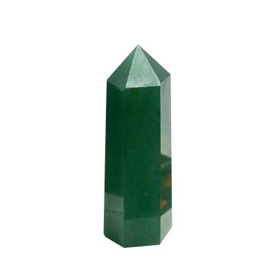 China Europe Crystal Wand Aventurine Crystal Tower Natural Wholesale Healing Crystal Point Quartz Wand for sale