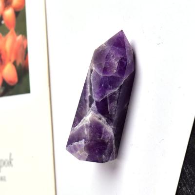 China Europe Crystal Wand Amethyst Crystal Tower Natural Wholesale Crystal Point Quartz Wand for sale