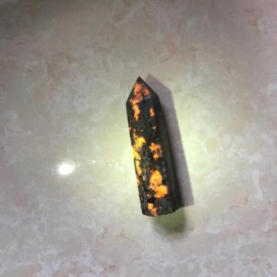 China Wholesale Natural Crystal Stone Tower Flame Europe Magic Wand Point Quartz Crystal Wand for sale