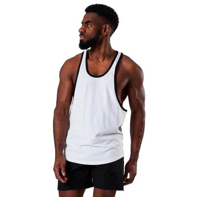 China 100% Custom Print Summer Wear Tank Top Bodybuilding Smooth Cotton QUICK DRY 100% Singlets For Men for sale