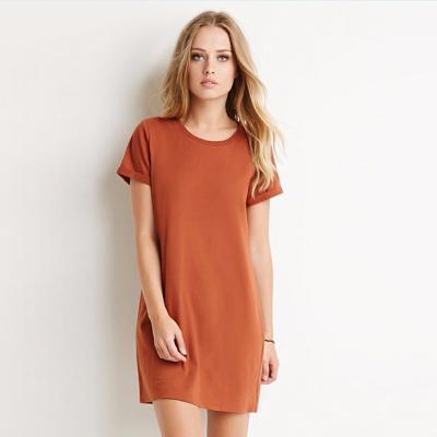 China Design Anti-Static Oversized T-shirt Cotton Empty Dress for sale