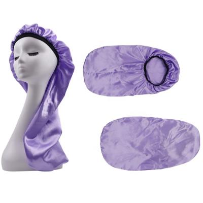 China Wholesale Cheap Soft\Comfortable Designer Headbands And Hoods Breathable Luxury Satin Hood Long For Women for sale