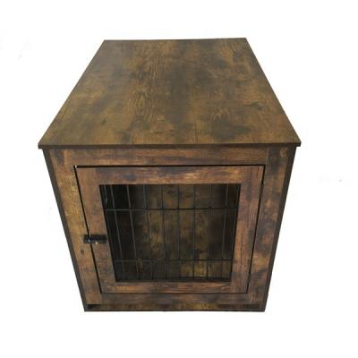 China Viable Wooden Dog Cage End Table for sale