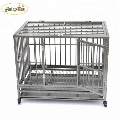 China Viable Large Collapsible Pet Cage Square Tube Dog Crate for sale