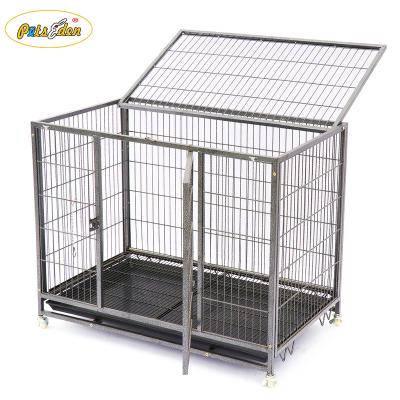 China Sustainable Heavy Duty Steel Dog Kennel Crates for sale