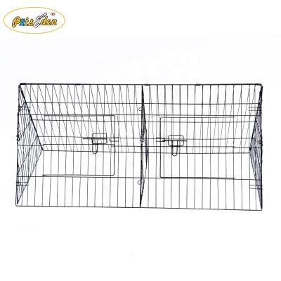 China Viable Wholesale Outdoor Metal Rabbit Cage Rabbit Run For Small Animal for sale