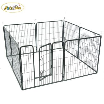 China Wholesale Heavy Duty Stocked 8 Panel Dog Playpen Folding Pet Fence for sale