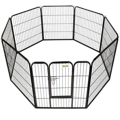 China Hot Selling Black Cheap Pet Park Dog Barrier For Animal Viable for sale