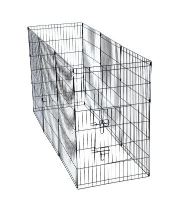 China Breathable 8 Panel Outdoor Metal Wire Pet Playpen for sale