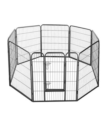 China Breathable Heavy Duty 8 Panel Pet Playpen Cage for sale