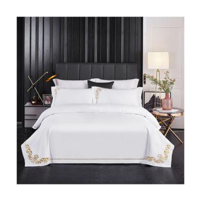 China China Viable Professional Manufacture Wholesale Luxury Embroidery Cotton Hotel Bedding Set for sale