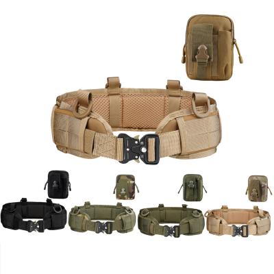 China Tactical Belt Waist Pack Set Hot Sale Outdoor Fanny Pack Waist Band Combination Set Tactical Unisex Adjustable Comfortable Colorful Belt for sale