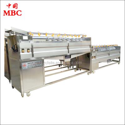 China Potato Industrial Potato Washing Machine And Production Line for sale