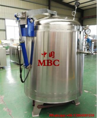 China Vegetable processing plant 100 liter and 200 liter vacuum kettle for jams for sale