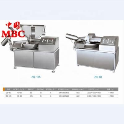 China Food Meat Cutter/Sausage Meat Bowl Cutter/Meat Cutter Mixer for sale