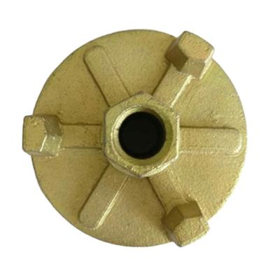 China Formwork Accessories 15/17mm Cast Iron Rivet Nut Modern Link Rod Wing Nuts for sale