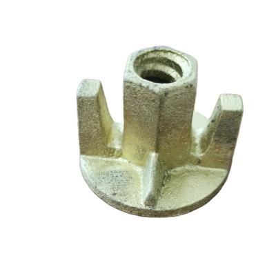 China Modern Building Material Steel Formwork Wing Nuts Plate Anchor Nut Concrete For Link Rod Construction for sale