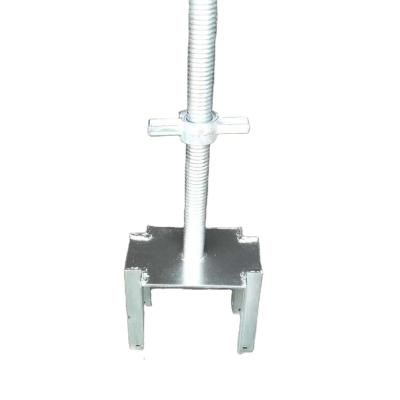 China Modern Scaffolding Accessories Screw Jack Base With Nut Ladder Frame U Head Construction For Sale for sale