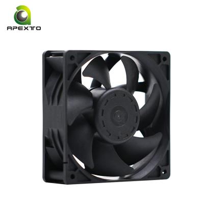 China 6000RPM Big Fans 12V 1.0 A Air Volume Power Supply Fan 80*80*25mm 8cm with lower price for sale