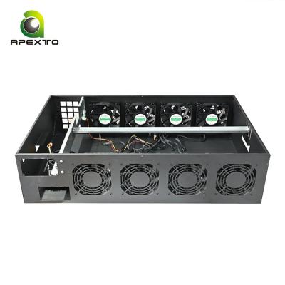 China With Fan GPU Mute Machine 857s 70mm Spacing Silent 8GPU Case With Fans 8GB RAM And 128GB Quiet SSD for sale