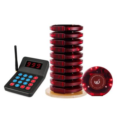 China Gourmet Store Restaurant Waiter Wireless Calling System Guest Paging System for sale