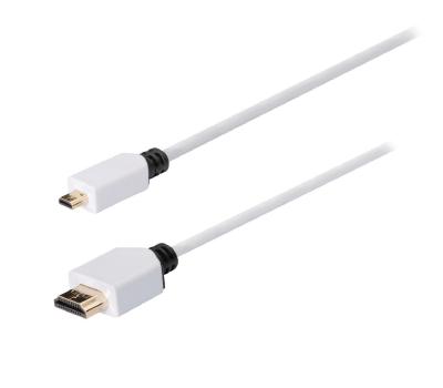 China Hochgeschwindigkeits- Mikro-Hdmi zu Hdmi-Kabel, ultra dünnes Hdmi-Kabel mit Ethernet zu verkaufen