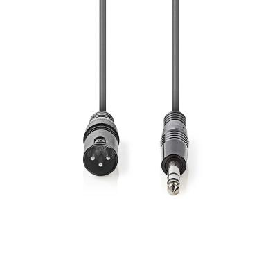 China 6.35mm 1/4 Zoll Trs zu männlichem Kabel Xlr, Audiostereomikrofon-Kabel zu verkaufen