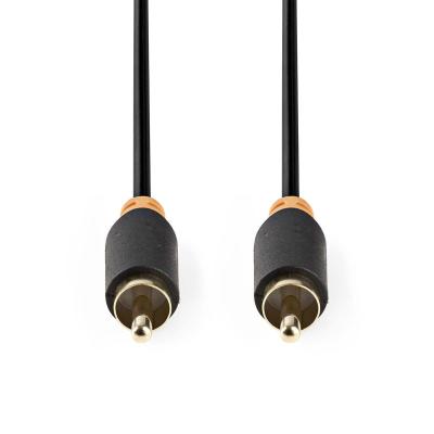 China Gold überzogenes RCA-Audiokabel, Audiokoaxialkabel mit 1,2 Meter-Digital zu verkaufen